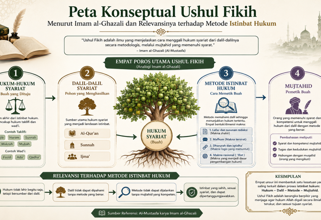 Peta Konseptual Ushul Fikih Menurut Imam al-Ghazali dan Relevansinya terhadap Metode Istinbat Hukum - Tafaqquh.id